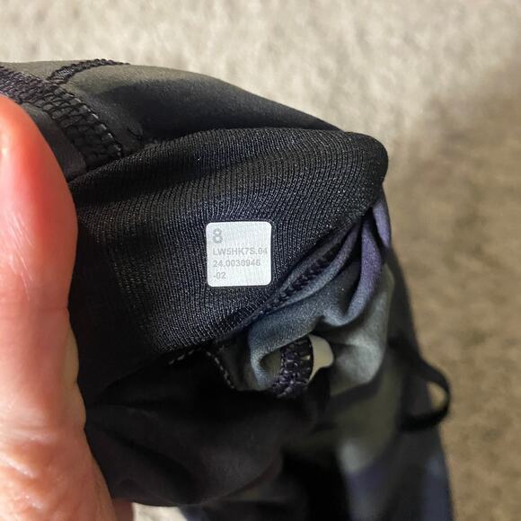 Lululemon Size 8 Wunder Train High Rise 28" Ink Islands Burnside Multi Black - Picture 4 of 7